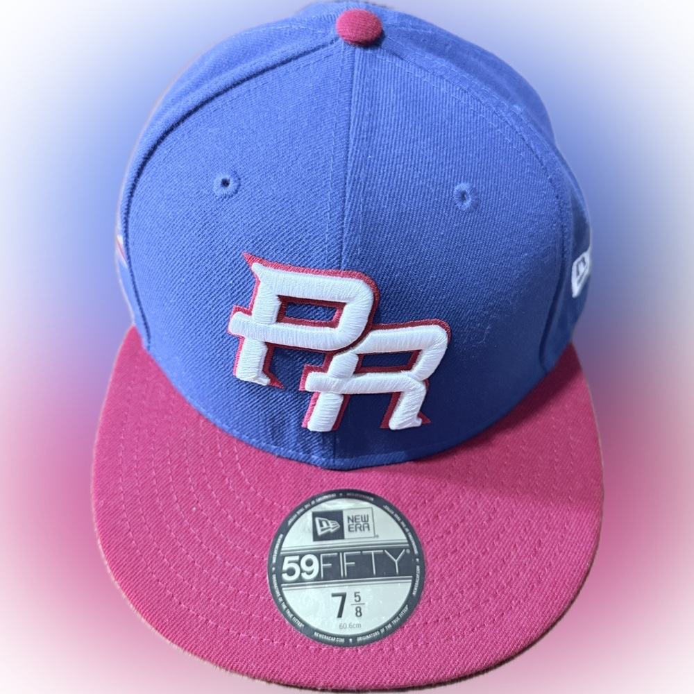 New Era Puerto Rico 2023 World Baseball Classic Fitted Cap - Blue & Red